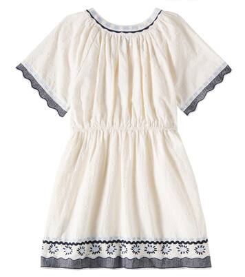 Embroidered cotton dress | Scotch & Soda Kids