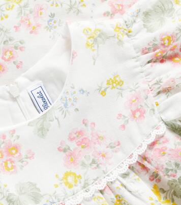 Floral linen and cotton top | Tartine et Chocolat