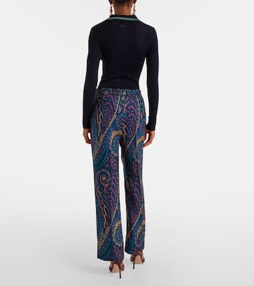 Printed straight pants | Etro