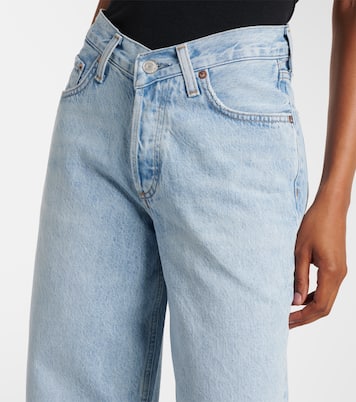 High-Rise Wide-Leg Jeans V-Waist Baggy | Agolde