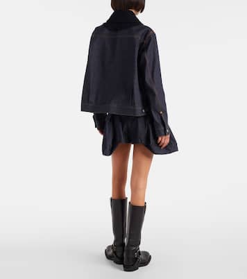 Paneled denim jacket | Sacai