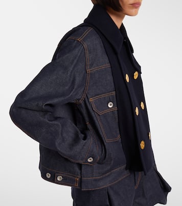 Paneled denim jacket | Sacai