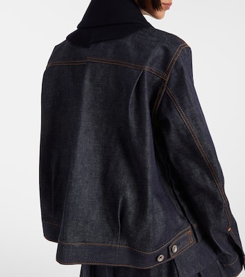 Paneled denim jacket | Sacai