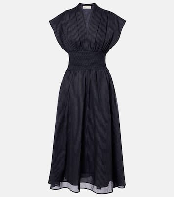 Abito midi in cotone a righe | Tory Burch