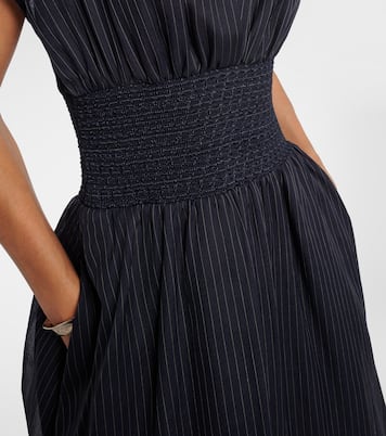 Abito midi in cotone a righe | Tory Burch