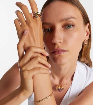 Ring aus 14kt Gelbgold mit Saphiren | Roxanne First