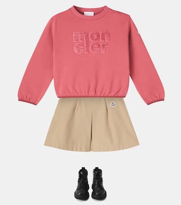 Felpa in jersey di cotone con logo | Moncler Enfant