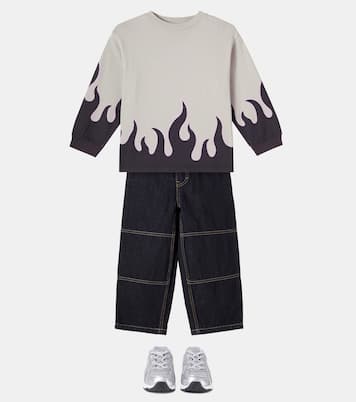 Rube printed cotton jersey sweatshirt | Molo