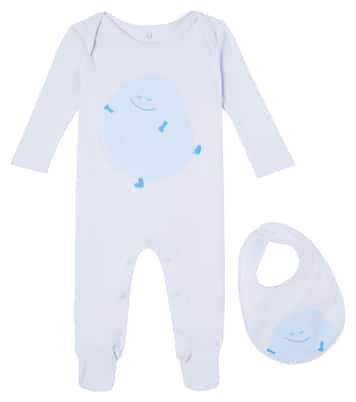 Baby Set aus Strampler und Lätzchen aus Baumwolle | Stella McCartney Kids