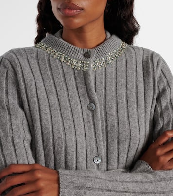 Embellished wool and cashmere cardigan  | Gucci