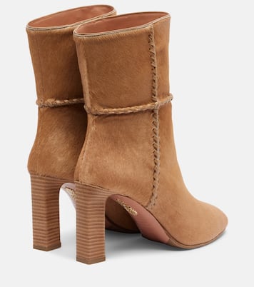 Indy 85 calf hair ankle boots | Aquazzura