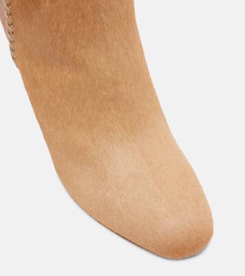 Indy 85 calf hair ankle boots | Aquazzura