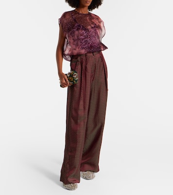 Verzierte Pumps mit Leder | Dries Van Noten