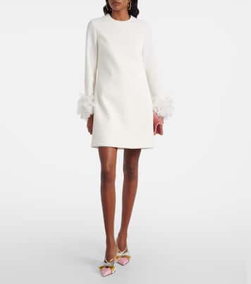 Minikleid aus Crêpe  | Safiyaa