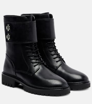 Schnürstiefel Turnlock aus Leder | Tory Burch
