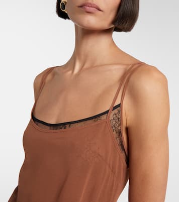 Draped ruffled maxi dress | Jacques Wei