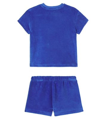 Baby set of cotton terry T-shirt and shorts | Vilebrequin Kids