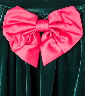 Bow-detail velvet skirt | Konges Sløjd