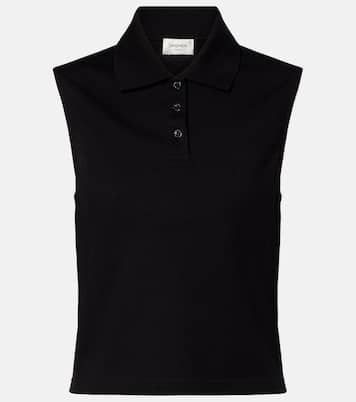 Top Cassandre aus Baumwoll-Piqué | Saint Laurent