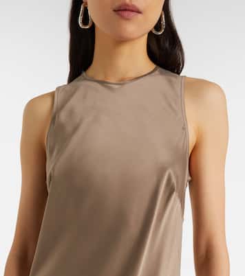 Valencia silk charmeuse maxi dress | Asceno