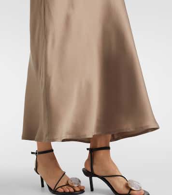 Valencia silk charmeuse maxi dress | Asceno