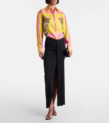 Draped midi skirt | Roberto Cavalli