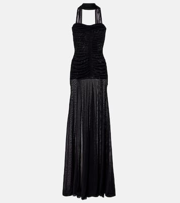 Ross ruched jersey maxi dress | Bananhot