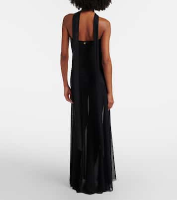 Ross ruched jersey maxi dress | Bananhot