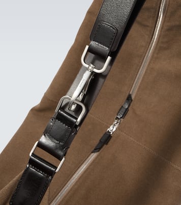 XL Quiver Clip cotton canvas shoulder bag | Lemaire