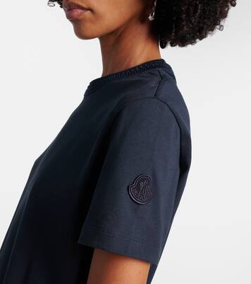 Crochet-trimmed cotton jersey T-shirt | Moncler