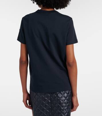Crochet-trimmed cotton jersey T-shirt | Moncler