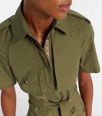 Cotton shirt dress | Burberry