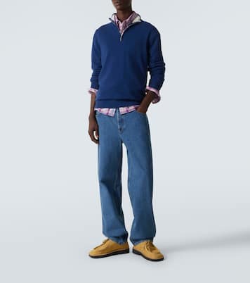 Mr Fenchurch cashmere half-zip sweater | Arch4