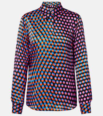 Polka-dot silk shirt | Dries Van Noten