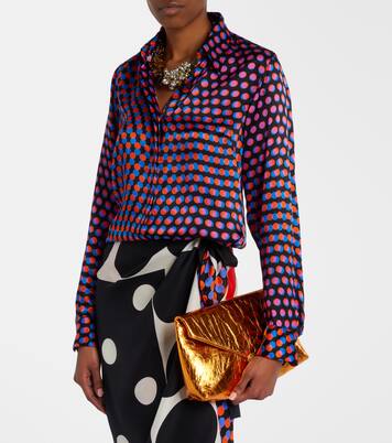 Polka-dot silk shirt | Dries Van Noten
