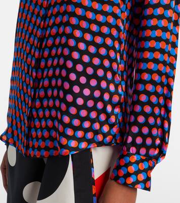 Polka-dot silk shirt | Dries Van Noten