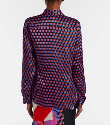 Polka-dot silk shirt | Dries Van Noten