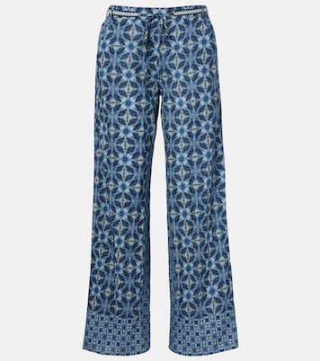 Pantalon ample Kendra imprimé en coton | Velvet