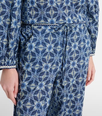 Pantalon ample Kendra imprimé en coton | Velvet