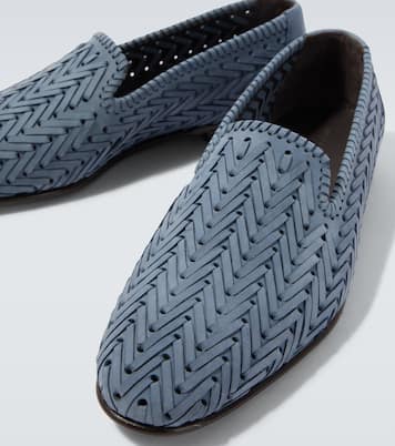 Mario woven leather loafers | Manolo Blahnik