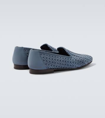 Mario woven leather loafers | Manolo Blahnik