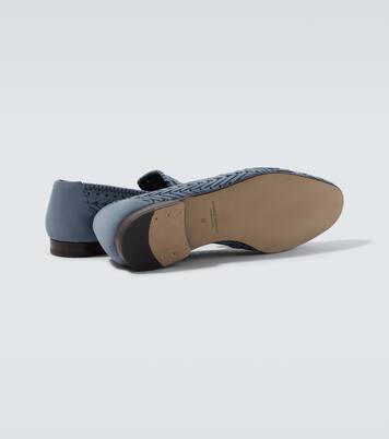 Mario woven leather loafers | Manolo Blahnik