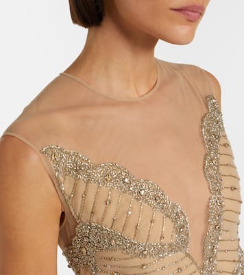 Arabella embellished tulle gown | Costarellos