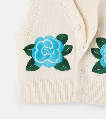 Floral cotton vest | Tinycottons