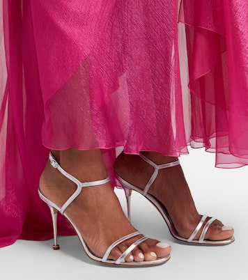 Sandalias Ciagapla 105 de piel metalizada | Manolo Blahnik