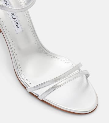 Sandalias Ciagapla 105 de piel metalizada | Manolo Blahnik