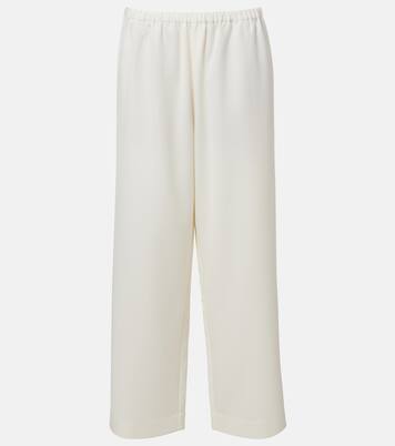 Wool-blend cropped wide-leg pants | Róhe