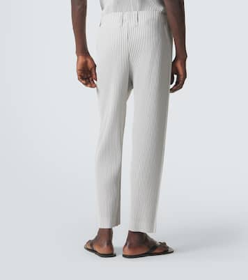 Basics pleated straight pants | Homme Plissé Issey Miyake