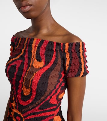 Crop top Marmo fruncido | Pucci