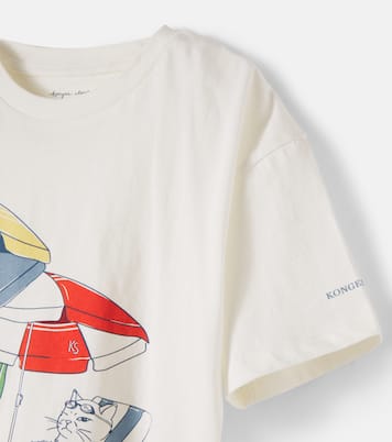 Camiseta Famo de jersey de algodón estampada | Konges Sløjd